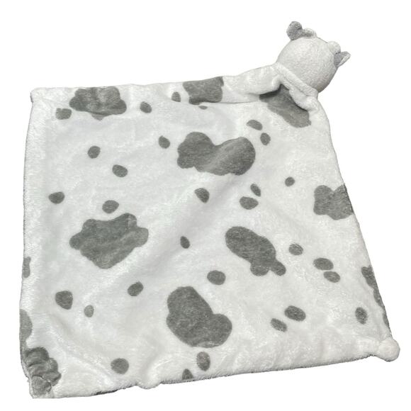 Angel Dear Lovey Cow Security Blanket Plush Baby Notched Corners Nursery 12" - Picture 7 of 11